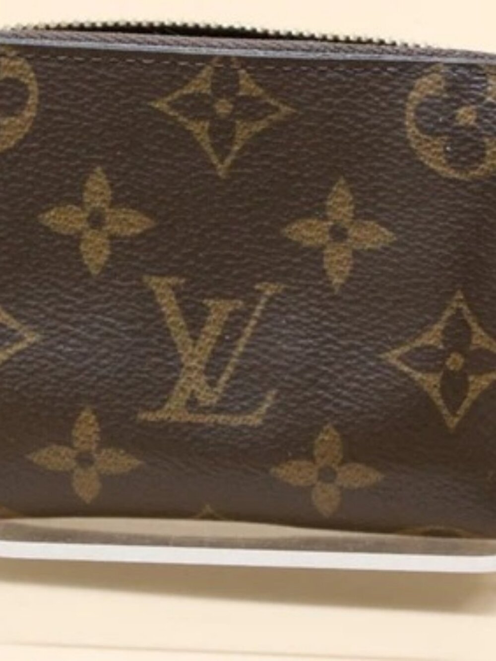 Louis Vuitton Monogram Small Zippy Coin Purse Wallet *READ*